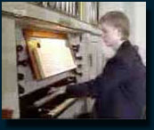 Frederik Magle at the organ