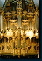 The pipe organ in Riga Cathedral